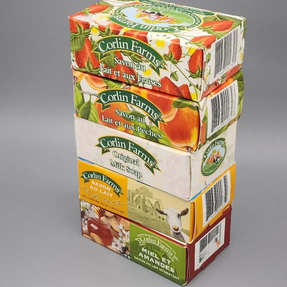 Corlin Farms Moisturizing Milk Soap Lot of 5 Assorted Scents New